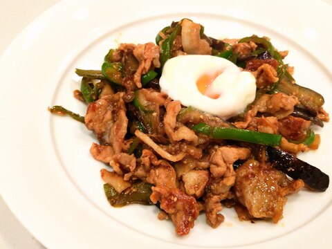 市販の甘味噌で！豚肉と野菜の甘味噌炒め